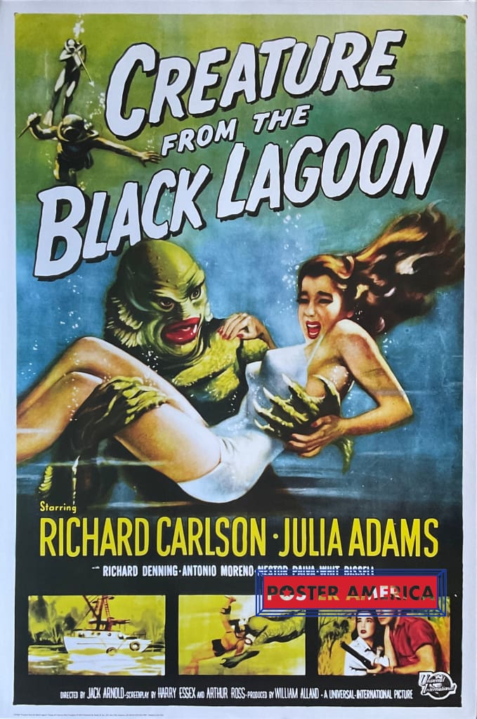 Load image into Gallery viewer, Creature From The Black Lagoon Movie Promo Poster 24 X 36
