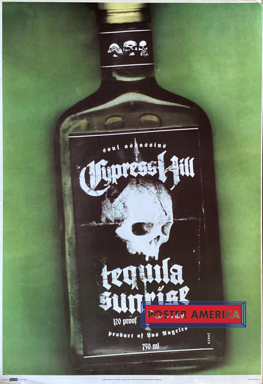Cypress Hill Tequila Sunrise 1988 Poster 24 X 34