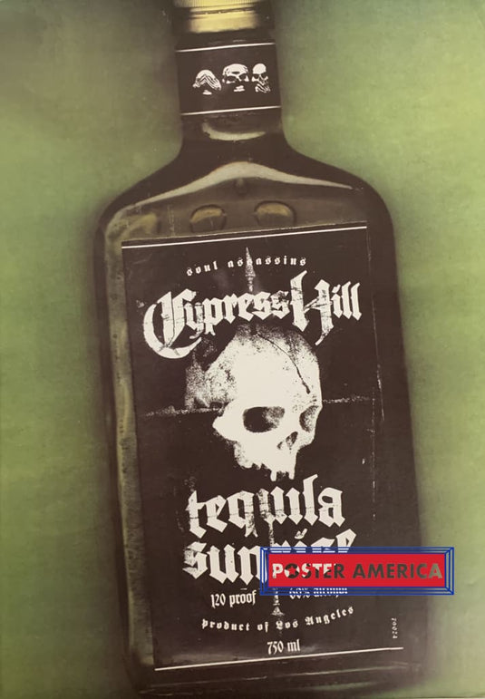 Cypress Hill Tequila Sunrise Splash 1998 Poster 24 X 34