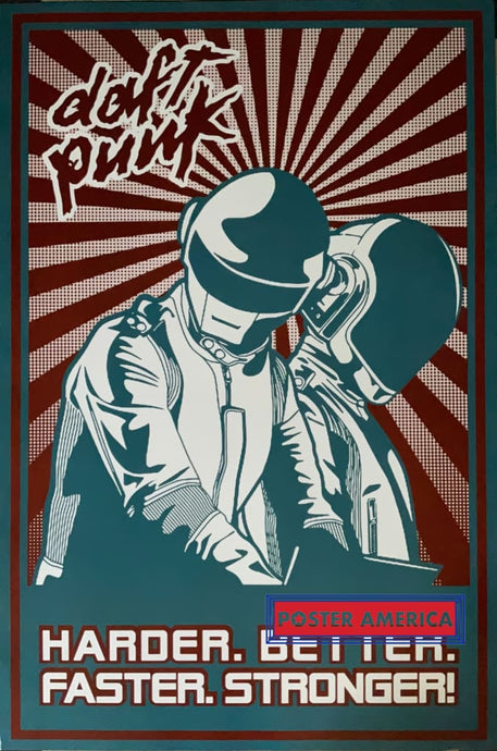 Daft Punk Harder. Better. Faster. Stronger! Poster 24 x 36 Pos
