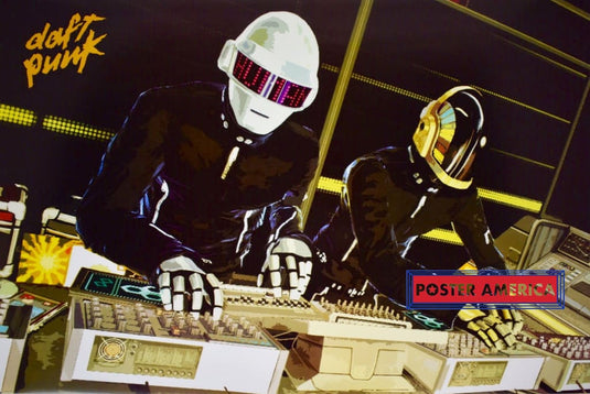 Daft Punk On The Decks Poster 24 X 36