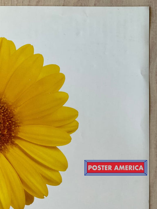 Dance Love Sing And Live Daisies Inspirational Art Slim Print 12 X 36