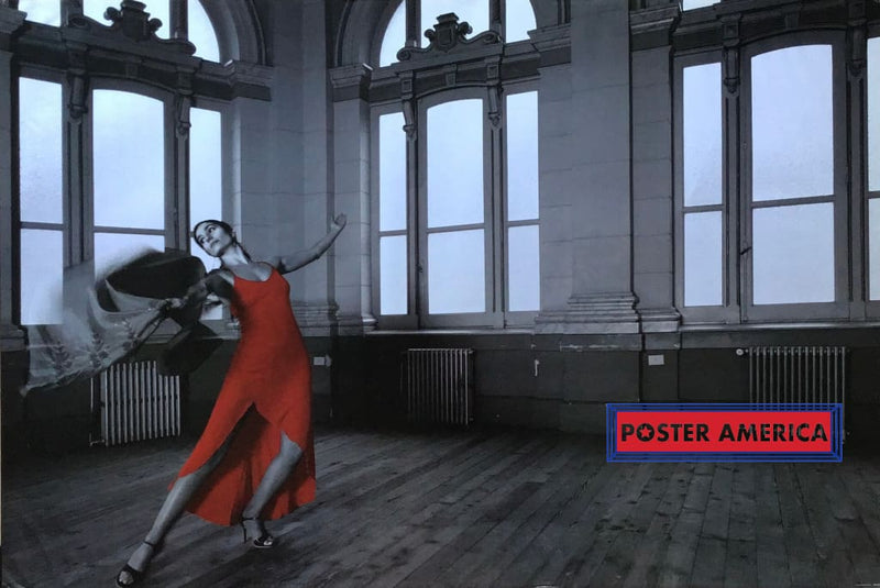 Load image into Gallery viewer, Dancer In Red Dress Dance Hall Vintage 24 X 35 Poster Vintage Poster
