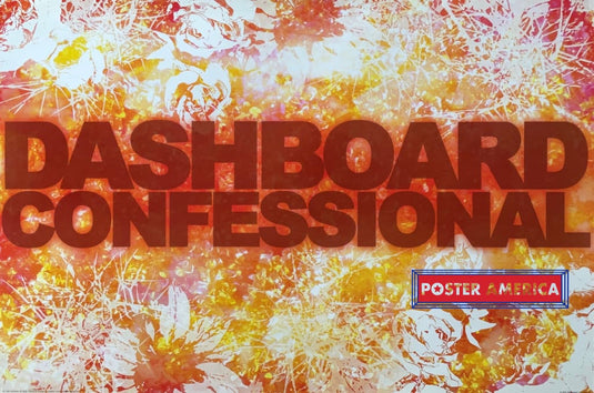 Dashboard Confessional Rock Band 2004 Artwork Poster 24 X 36