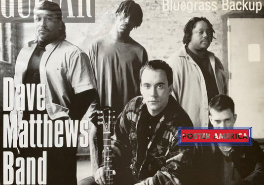 Dave Matthews Bluegrass Backup Band Shot Poster 23.25 X 32.75 Vintage Poster