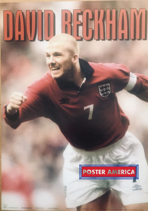David Beckham Action Soccer Uk Import Poster 24 X 34