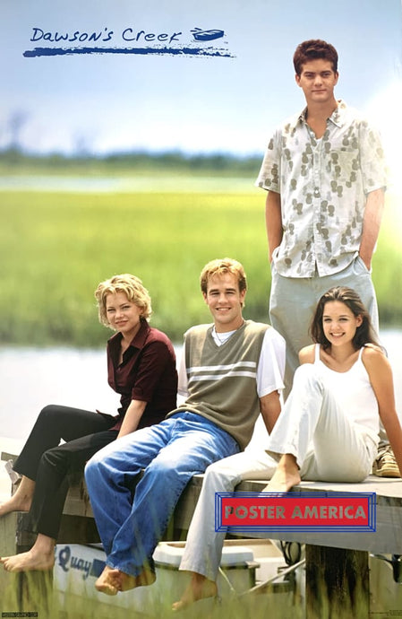 Dawsons Creek Vintage 1998 Cast Shot Poster 23 X 35 Vintage Poster