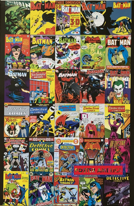 Dc Comics Batman Collage 24 X 36 Poster