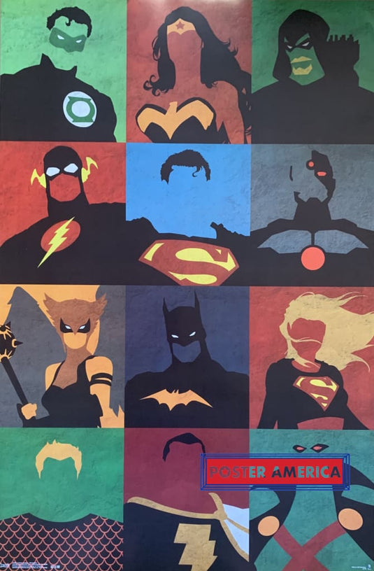 Dc Comics Justice League Poster 22 X 34