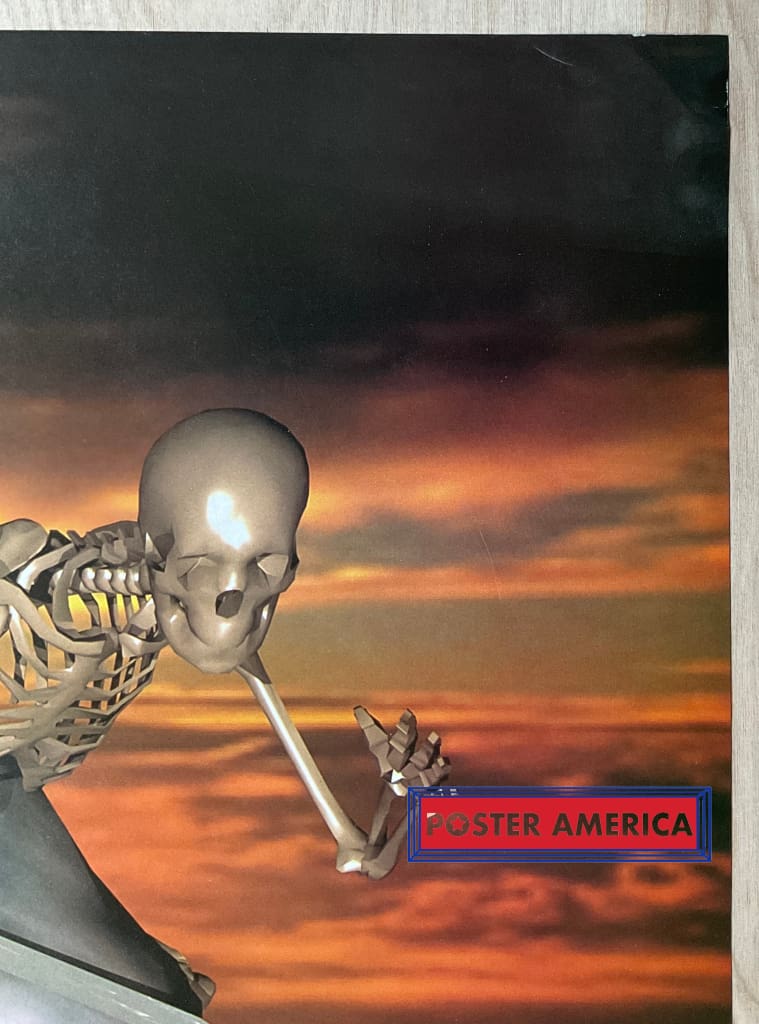 Load image into Gallery viewer, Death Ride By Martin Higgs Vintage 1994 Computer Generated Art Poster 22 X 32
