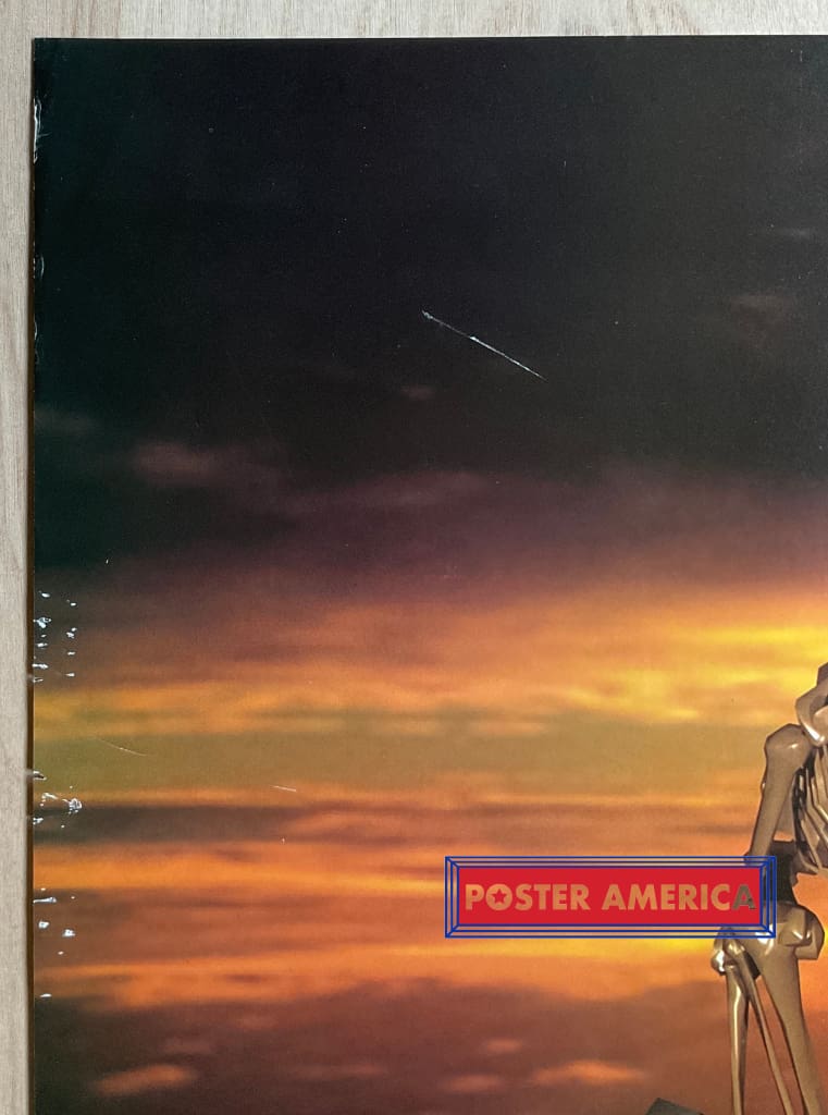 Load image into Gallery viewer, Death Ride By Martin Higgs Vintage 1994 Computer Generated Art Poster 22 X 32
