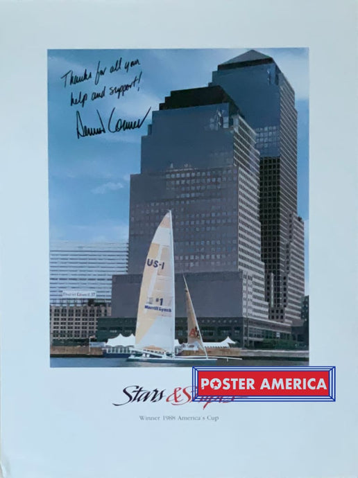 Dennis Conner Stars & Stripes Winner Of 1988 Americas Cup 18 X 24 Poster Vintage Poster