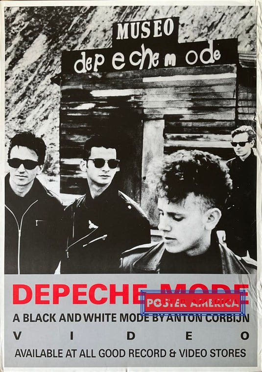 Depeche Mode A Black And White Mode Promo Poster 23.5 x 33 Vintage Poster