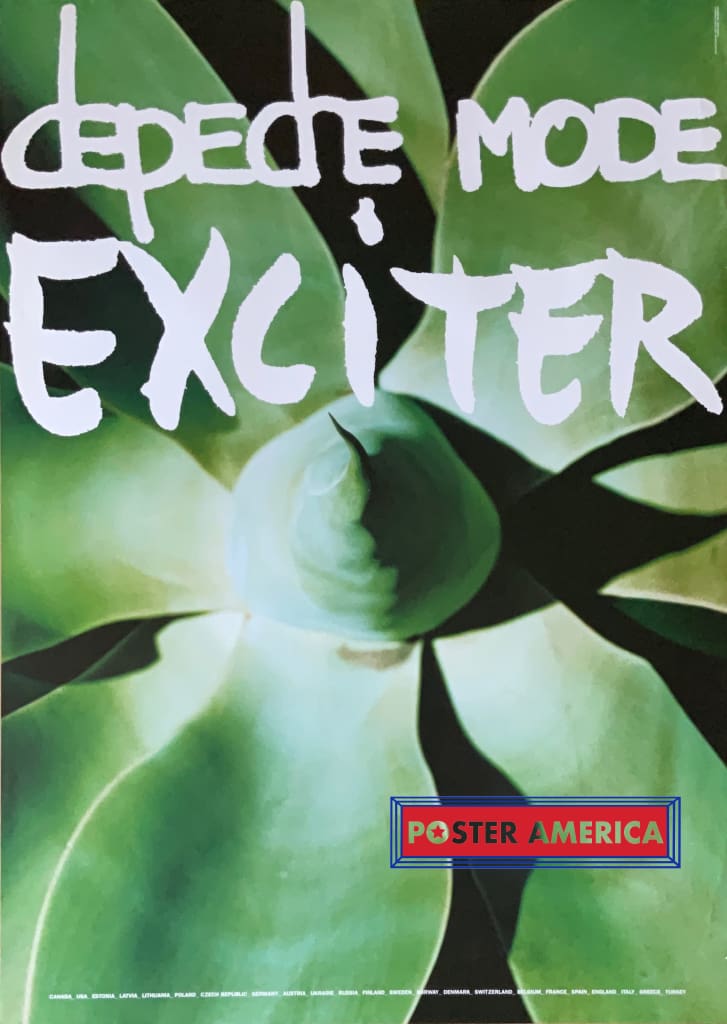 Load image into Gallery viewer, Depeche Mode Exciter Limited Edition Vintage 2001 Poster 25 X 35.5
