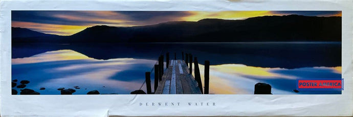 Derwent Water Scenic Slim Print Poster 12 X 36