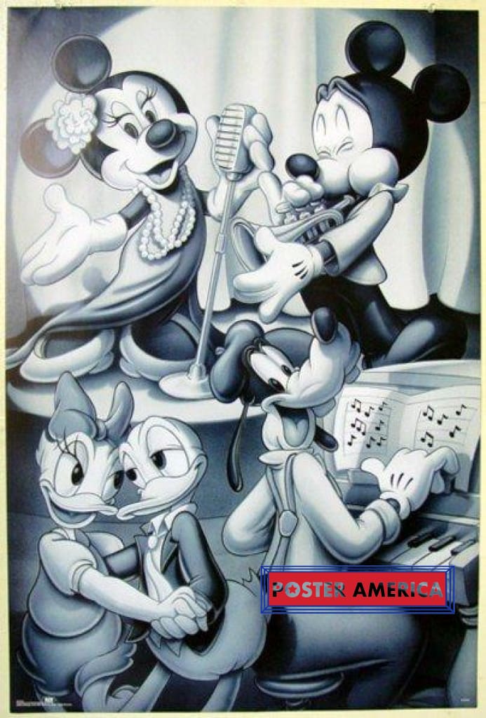 Load image into Gallery viewer, Disney Jam Session Donald Duck Mickey Mouse Poster 23 X 35 Vintage Poster
