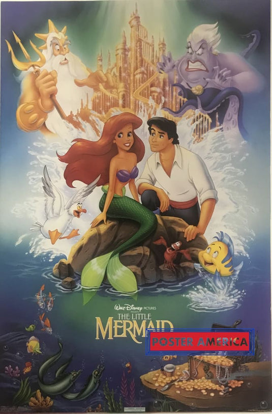 Disneys The Little Mermaid Full Cast Movie Poster 22 X 34