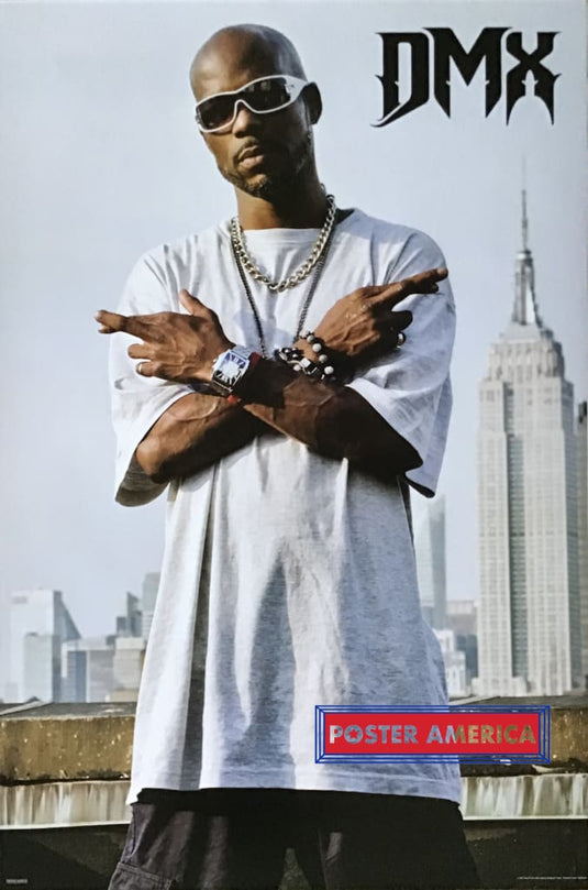Dmx Crossed Fingers On Rooftop Poster 24 X 36