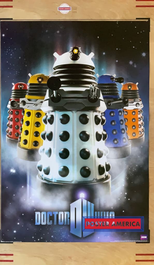 Load image into Gallery viewer, Doctor Who Dalek Robots Poster 24 X 36
