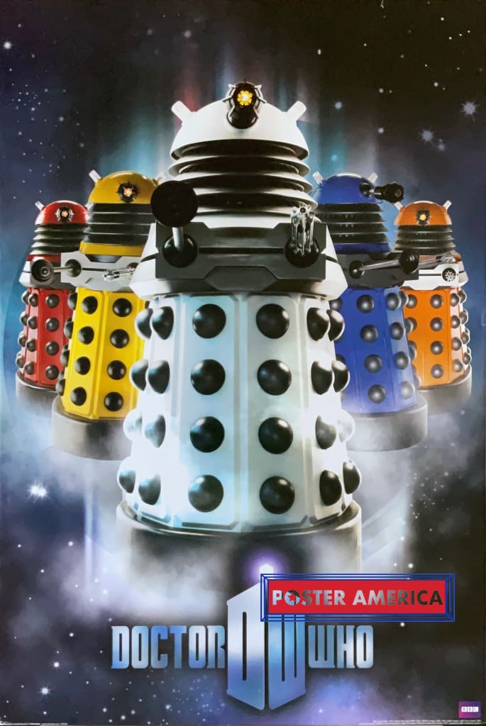 Load image into Gallery viewer, Doctor Who Dalek Robots Poster 24 X 36
