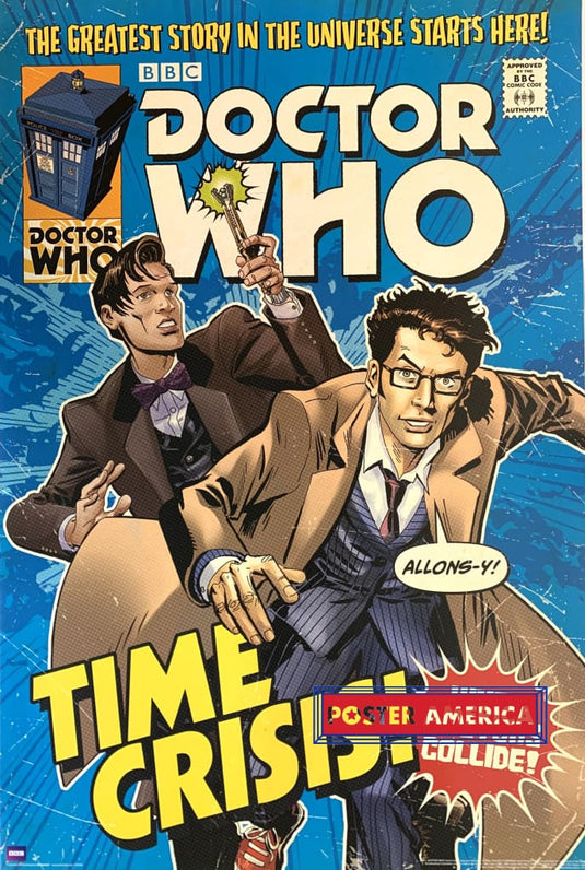 Doctor Who Time Crisis 1996 Vintage Poster 24 X 36 Vintage Poster