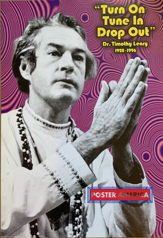 Dr. Timothy Leary Tribute Death Quote Uk Import Poster 24 X 34 Vintage Poster