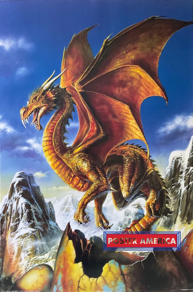 Load image into Gallery viewer, Dragon Artwork By Bob Eggleton Canadian Import 24 X 36 Poster
