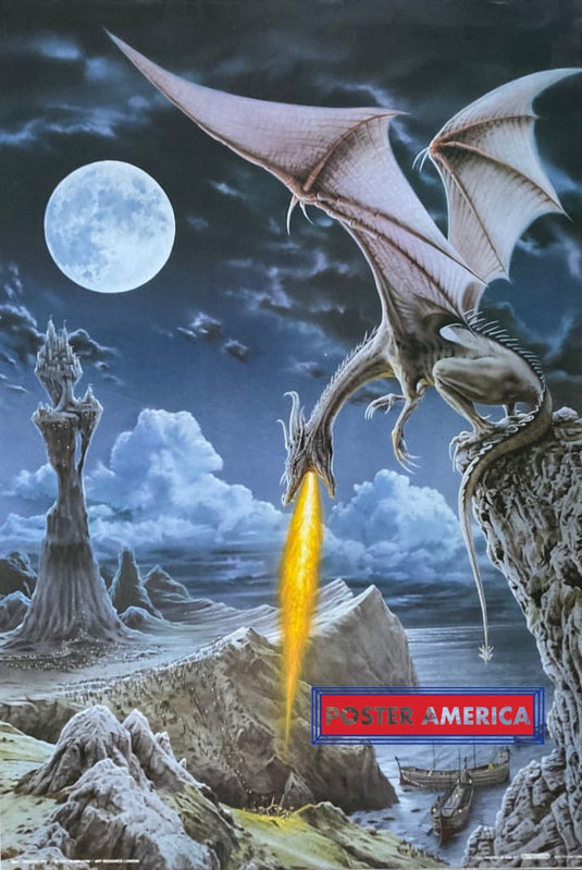 Dragon Spit By Robert Koni Vintage 1993 21.5 X 32 Poster