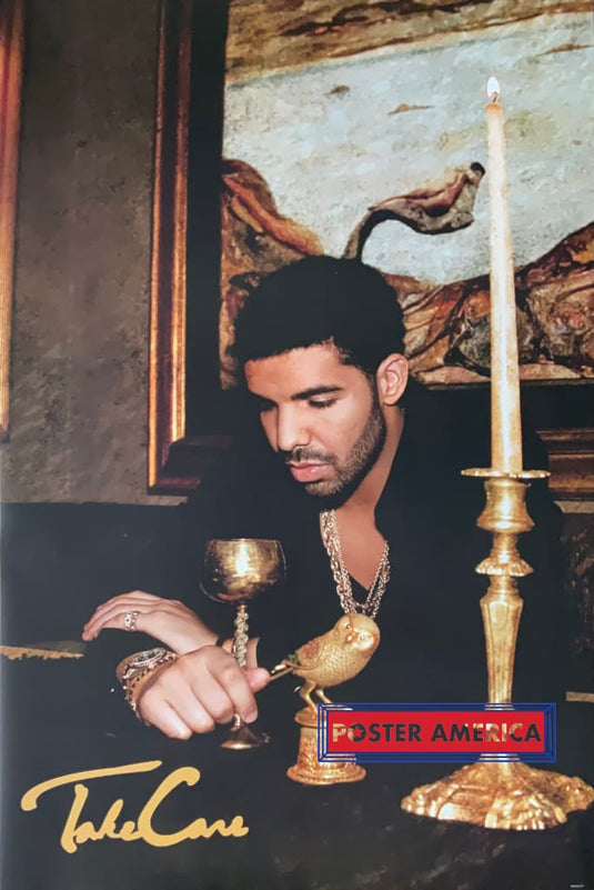 Drake-Take Care - Copertina per album in tela, decorazione per camera da letto, paesaggio sportivo, ufficio, camera da letto, cornice regalo, 30 x 45 cm Drake-Take Care - Copertina per album in tela, decorazione per camera da letto, paesaggio sportivo, ufficio, camera da letto, cornice regalo, 30 x 45 cm