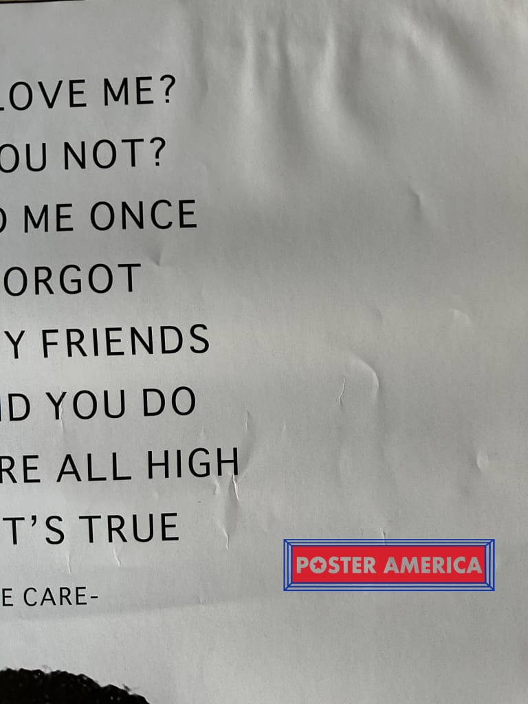 Load image into Gallery viewer, Drake Take Care Album Quote Poster 24 X 36
