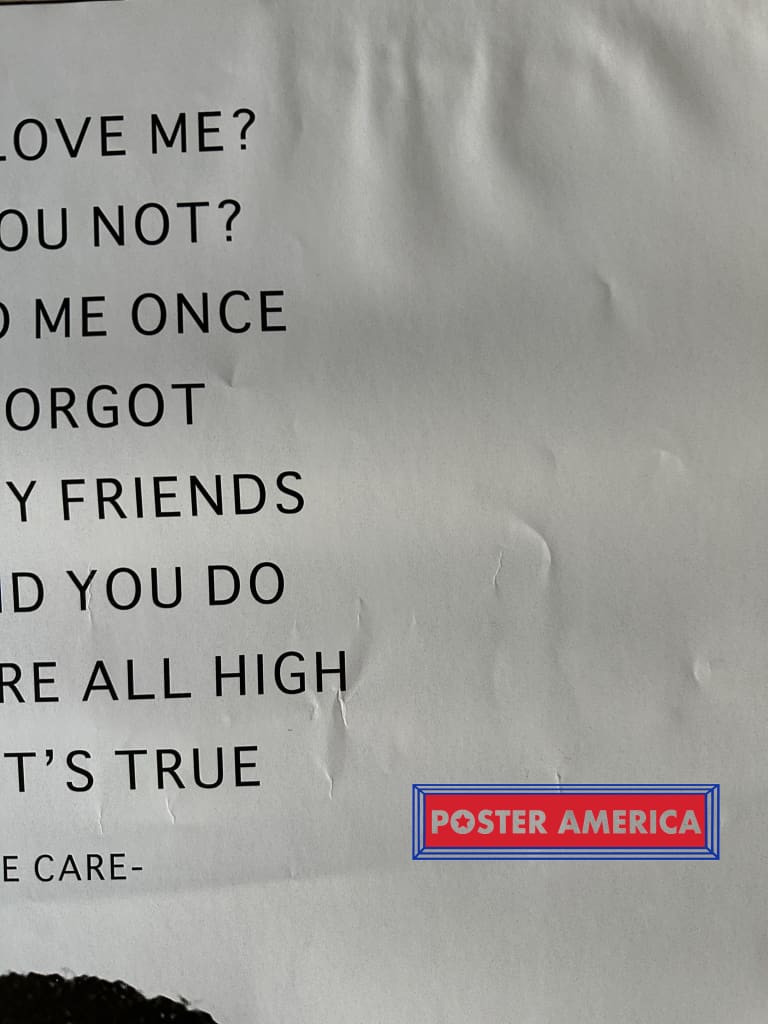 Load image into Gallery viewer, Drake Take Care Album Quote Poster 24 X 36
