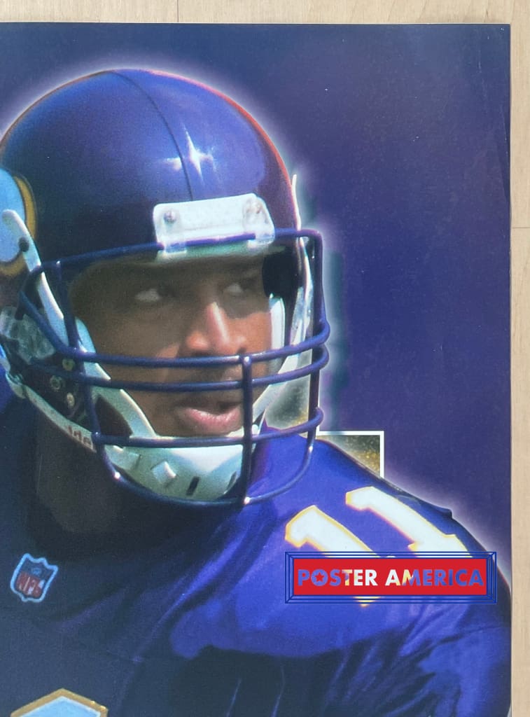 Load image into Gallery viewer, Duante Culpepper Minnesota Vikings Vintage Sports Poster 22.5 X 34.5

