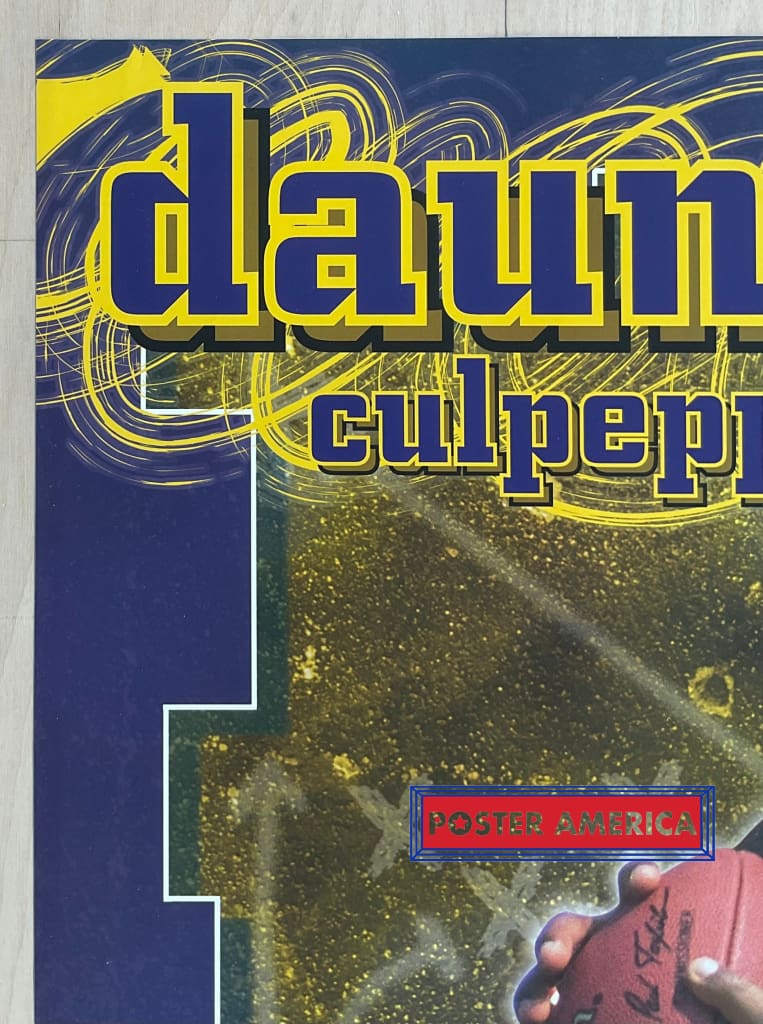Load image into Gallery viewer, Duante Culpepper Minnesota Vikings Vintage Sports Poster 22.5 X 34.5
