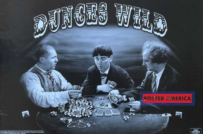 Load image into Gallery viewer, Dunces Wild The Three Stooges 2006 Poster 24 X 36 Vintage Poster

