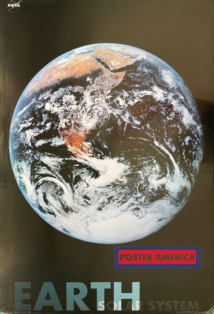 Load image into Gallery viewer, Earth From Apollo 17 Nasa Vintage 2003 Italian Import Poster 24 X 35
