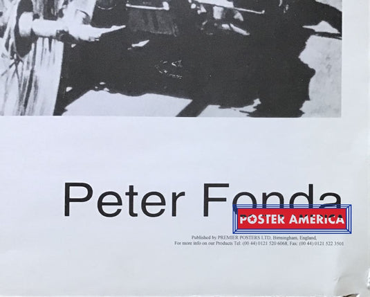 Easy Rider Starring Dennis Hopper And Peter Fonda Poster 25 X 35.5
