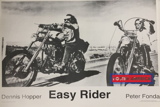 Easy Rider Uk Import Rare Poster 24 X 35