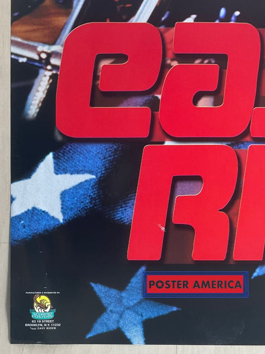 Easy Rider Vintage Out Of Print Movie Poster 22.5 X 34.5