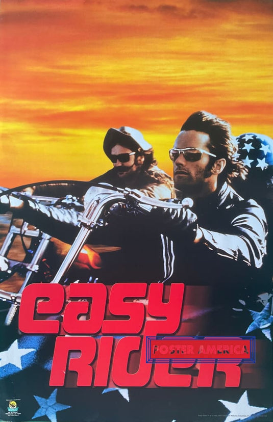 Easy Rider Vintage Out Of Print Movie Poster 22.5 X 34.5