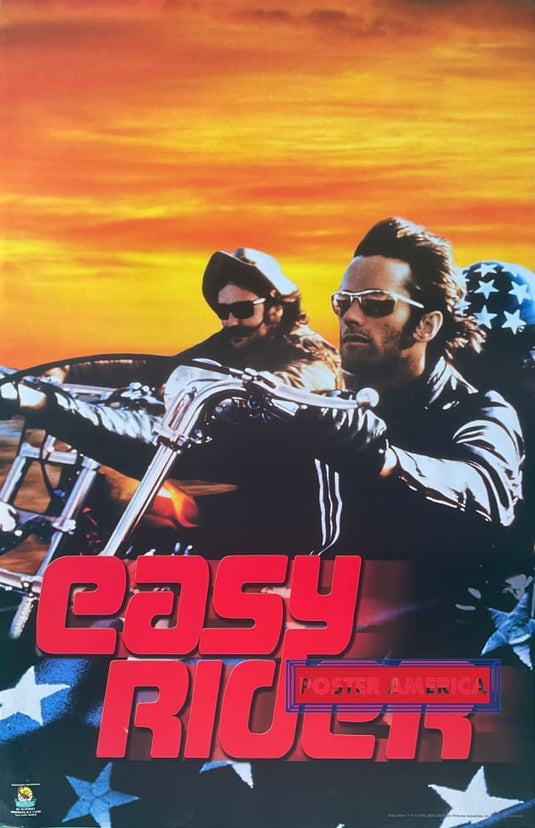 Easy Rider Vintage Out Of Print Movie Poster 22.5 X 34.5