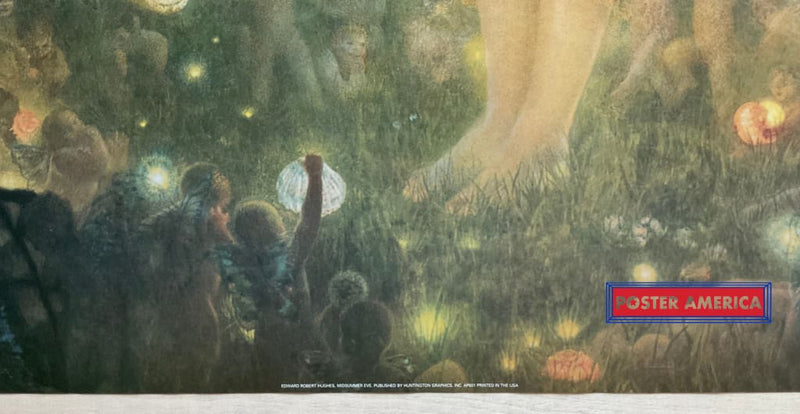 Load image into Gallery viewer, Edward Robert Hughes Midsummer Eve Fairy Art Poster 24 X 36
