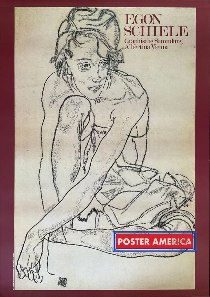 Load image into Gallery viewer, Egon Schiele Graphische Sammlung Albertina Vienna Italian Import Art Print 24 X 34 Fine
