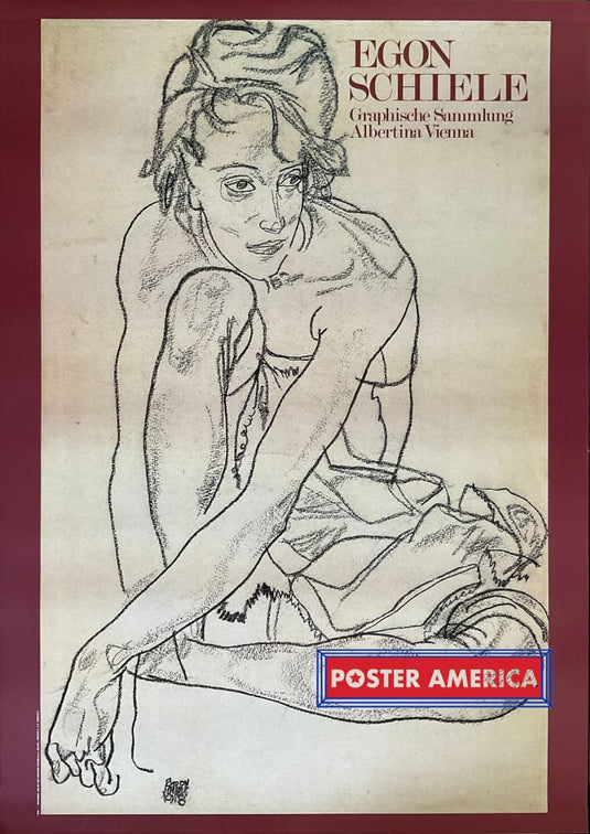 Egon Schiele Graphische Sammlung Albertina Vienna Italian Import Art Print 24 X 34 Fine