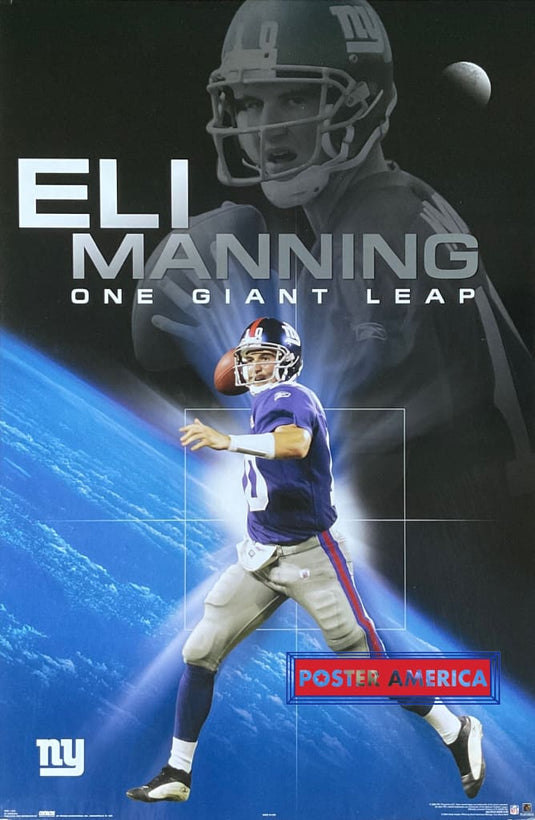 Eli Manning New York Giants Nfl 2004 Poster 22.5 X 34