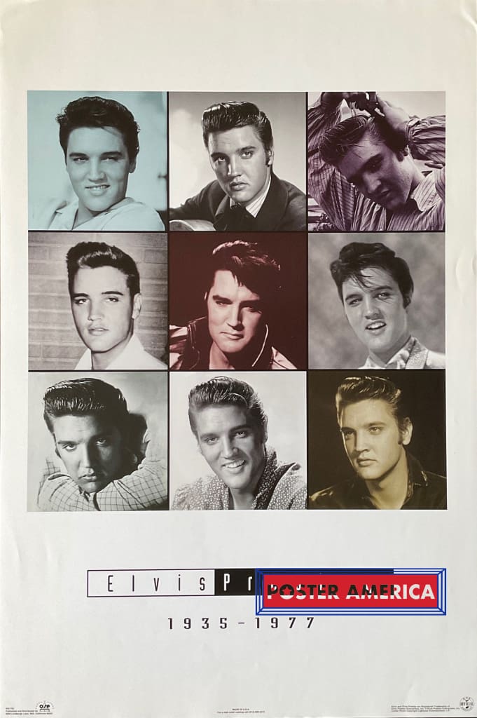 Load image into Gallery viewer, Elvis Presley 1935-1977 Vintage Tribute Poster 24 X 36
