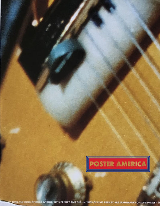 Elvis Presley Playing Acoustic Guitar Poster 24 X 36