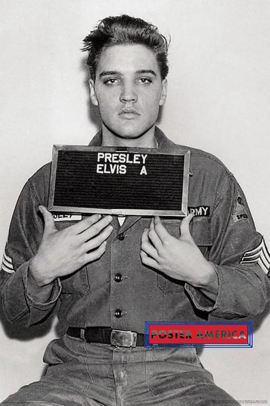 Elvis Presley Enlistment Poster 24 X 36