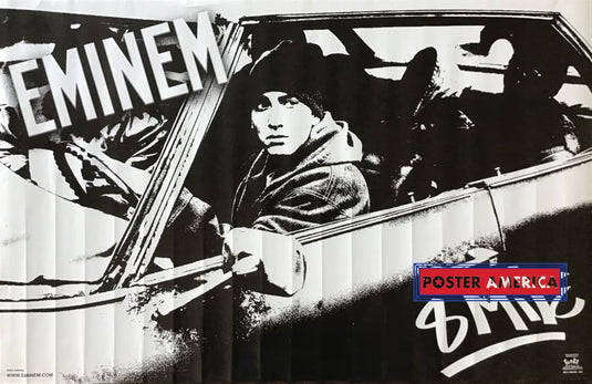 Eminem Car 8 Mile Vintage Poster 2002 22.5 X 34.5