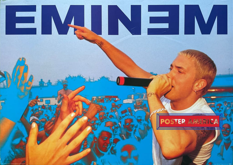 Load image into Gallery viewer, Eminem Live On-Stage Vintage Music Poster 24 X 34
