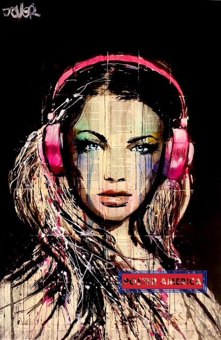 Epic Graffiti Dj By Loui Jover Art Poster 24 X 36 Vintage Poster